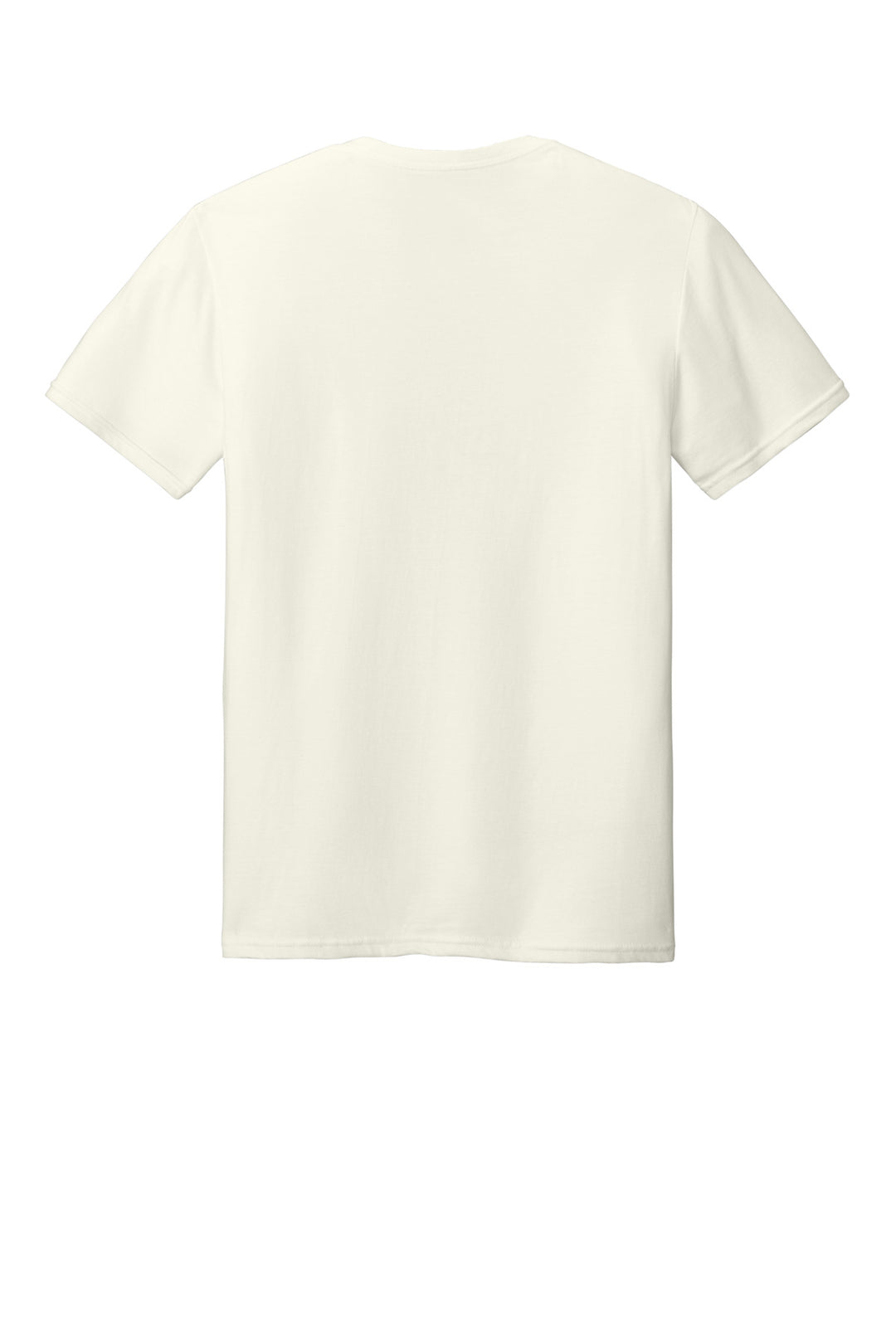 Rear View of SwtCrmHthr Jerzees Classics Unisex Cotton T-Shirt 363M