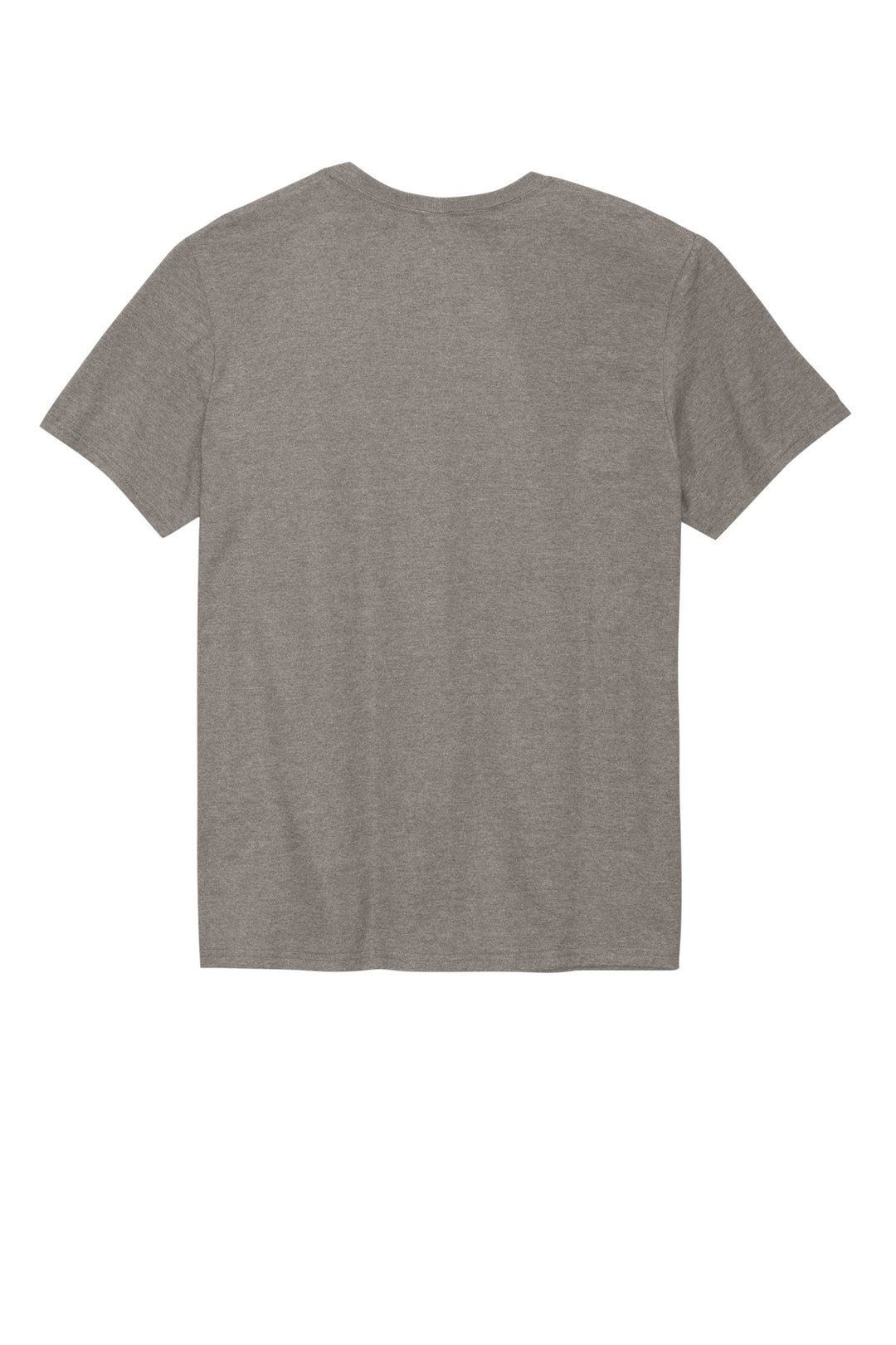 Rear View of TaupeHthr Jerzees Premium Blend Ring Spun T-Shirt 560M