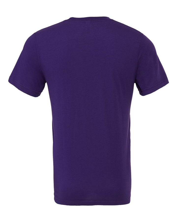 Rear View of Team Purple Jersey Tee - 3001