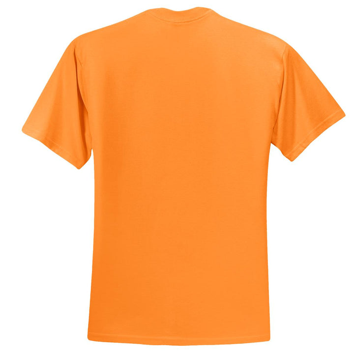Rear View of Tennessee Orng Jerzees - Dri-Power 50/50 Cotton/Poly T-Shirt. 29M