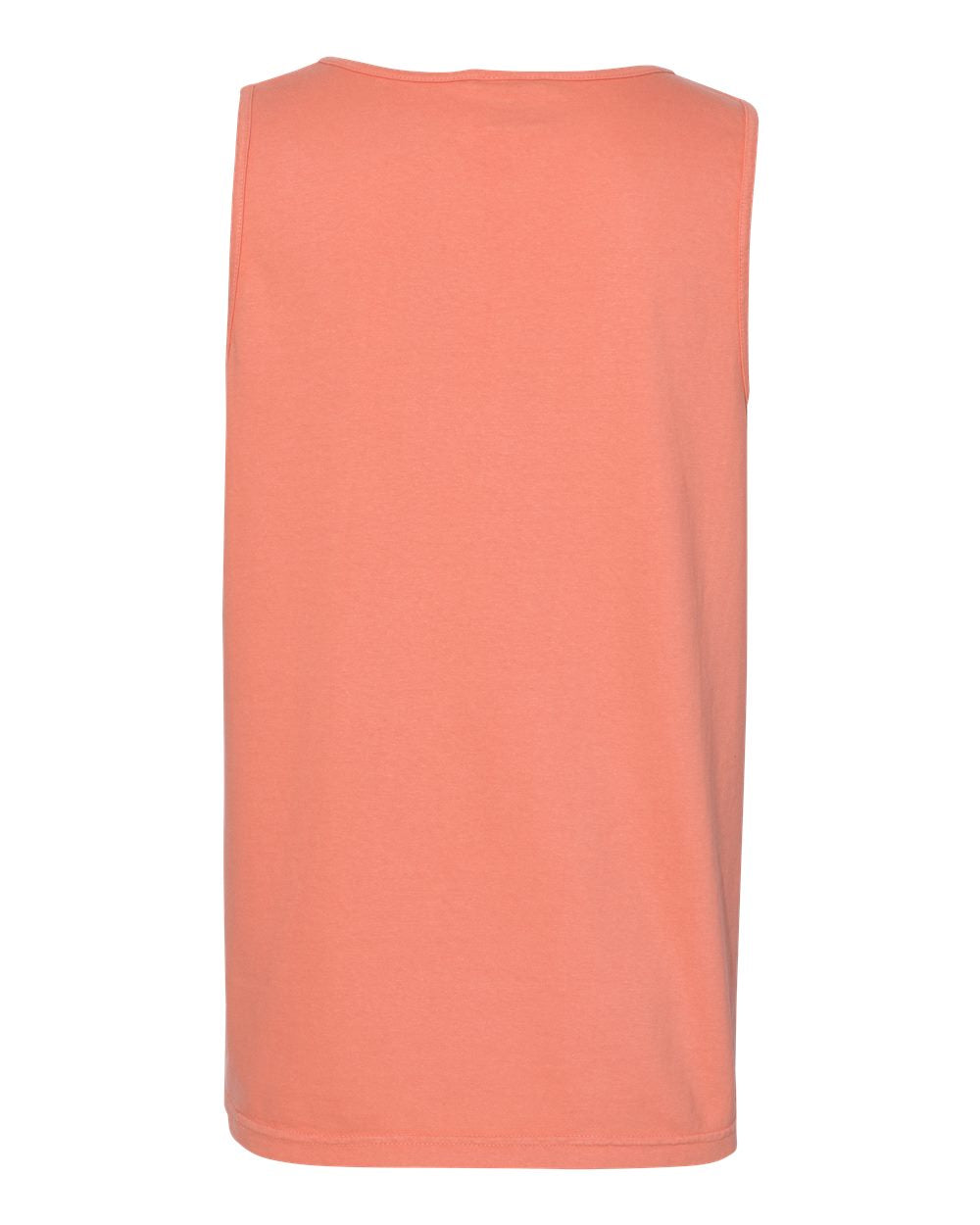 Rear View of Terracotta Garment-Dyed Heavyweight Tank Top - 9360