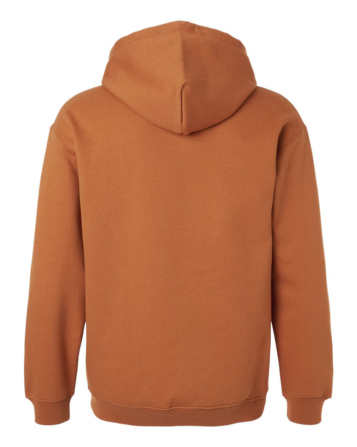Rear View of Texas Orange Softstyle® Midweight Hooded Sweatshirt - SF500