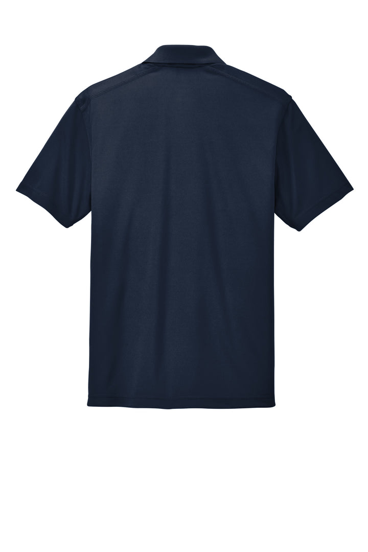 Rear View of True Navy Sport-Tek PosiCharge Micro-Mesh Polo. ST680