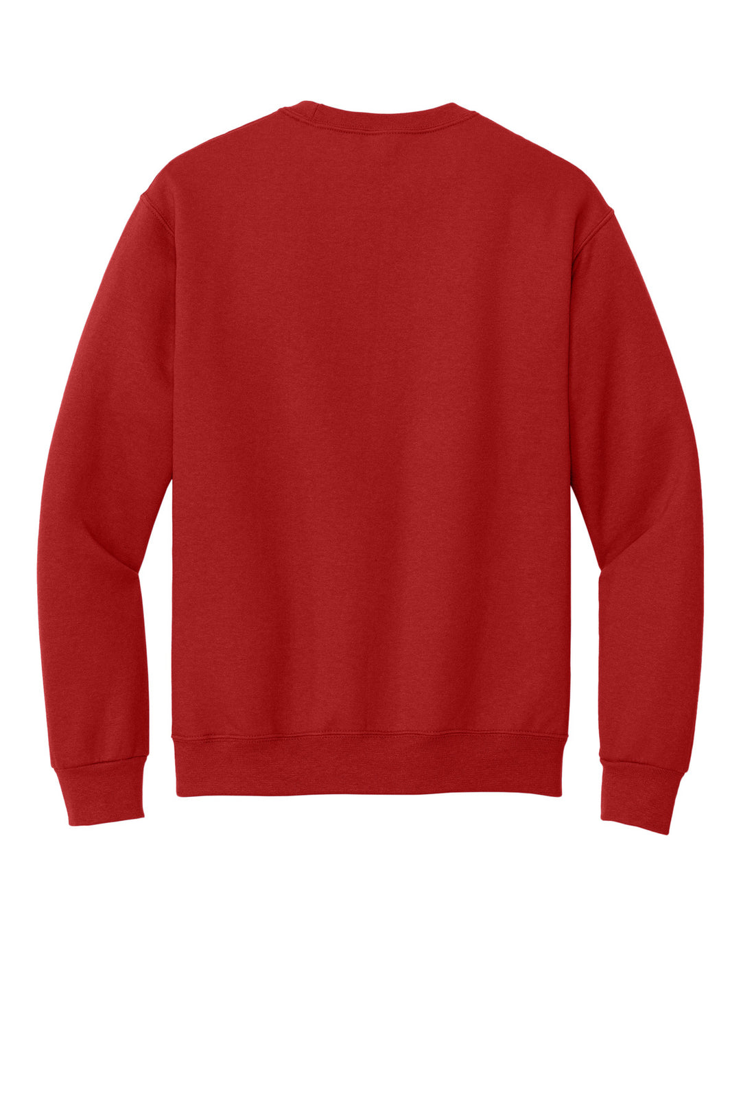 Rear View of True Red Jerzees Super Sweats NuBlend - Crewneck Sweatshirt. 4662M