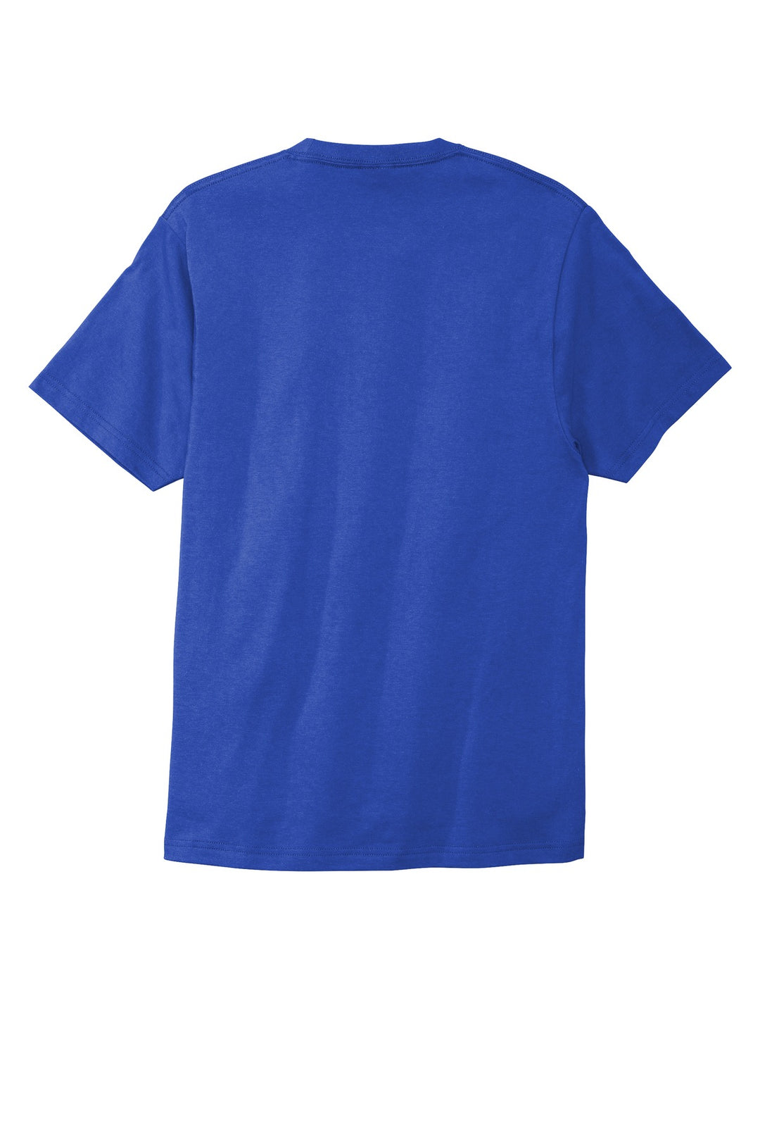 Rear View of True Royal Port & Company Bouncer Tee PC600