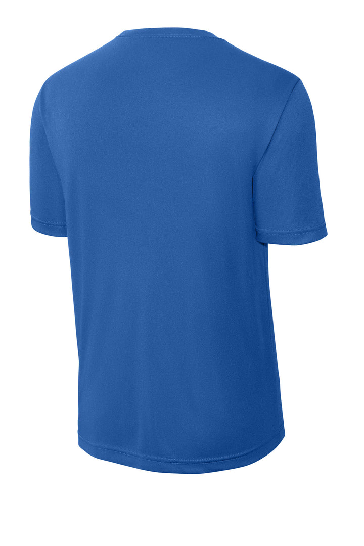 Rear View of True Royal Sport-Tek PosiCharge Competitor Tee. ST350