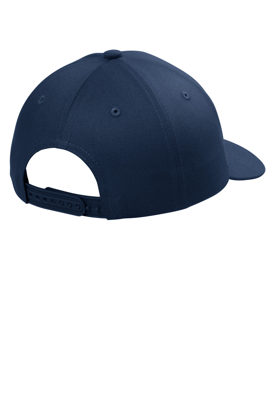 Rear View of TrueNavy Port Authority Snapback Cap C408
