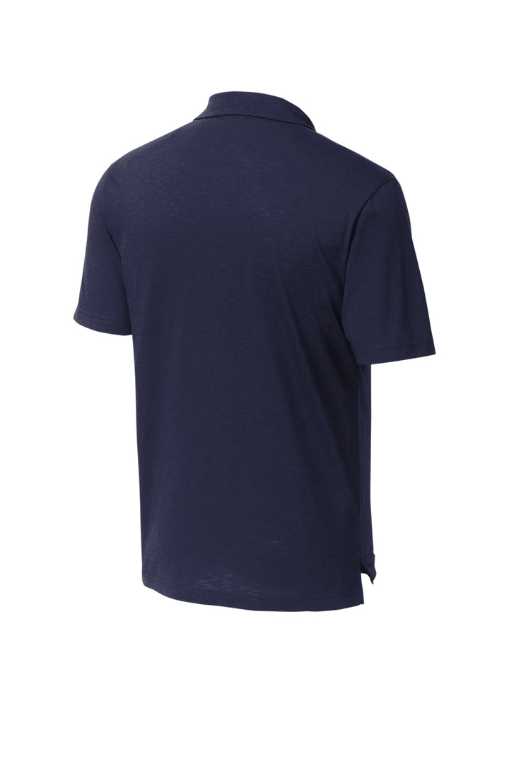 Rear View of TrueNavy Sport-Tek PosiCharge Strive Polo ST530