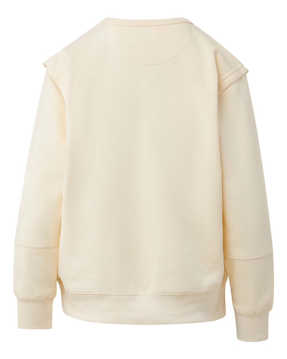 Rear View of Vanilla Women's Coastal Color™ Sweatshirt - W25167