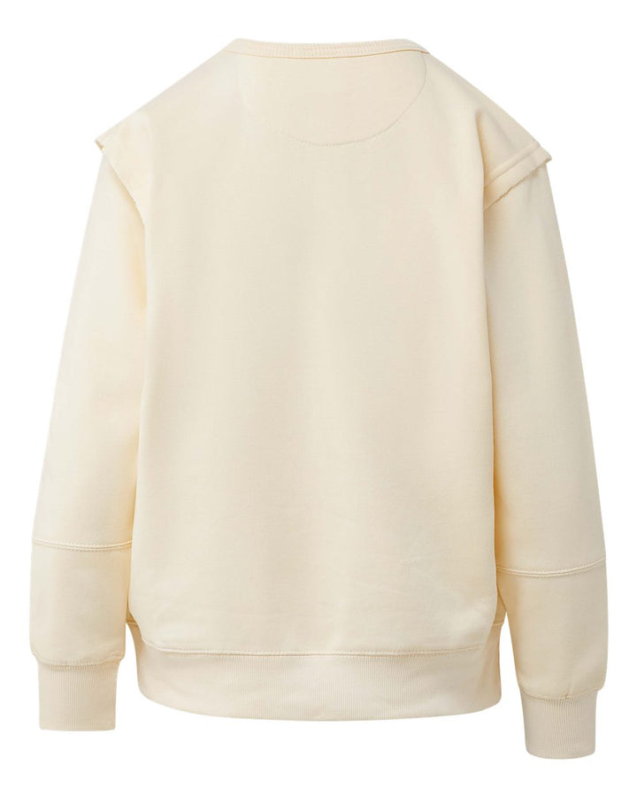 Rear View of Vanilla Women's Coastal Color™ Sweatshirt - W25167