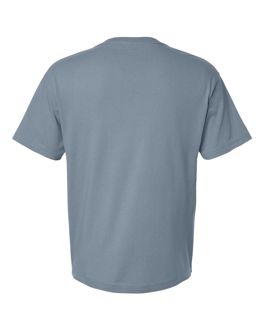 Rear View of Vintage Denim 6 oz. Heavyweight Tee - 3010