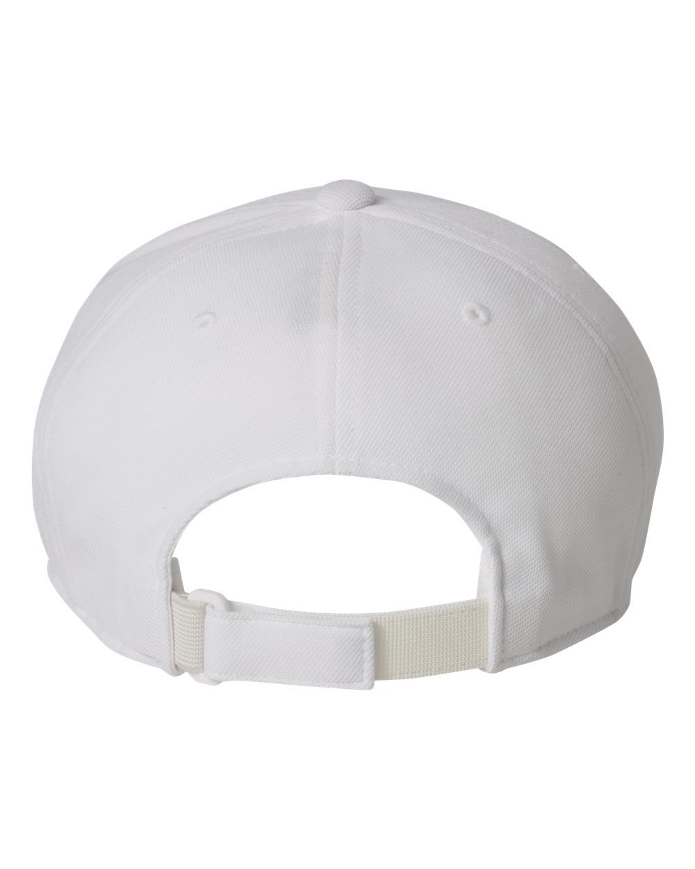 Rear View of White 110® Cool & Dry Mini-Piqué Cap - 110P