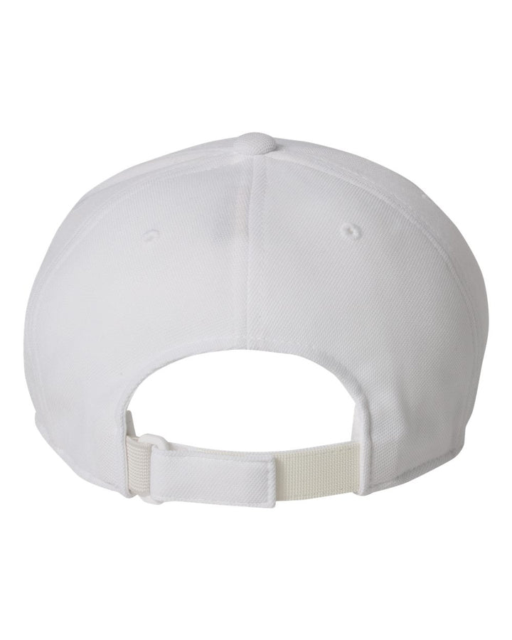 Rear View of White 110® Cool & Dry Mini-Piqué Cap - 110P