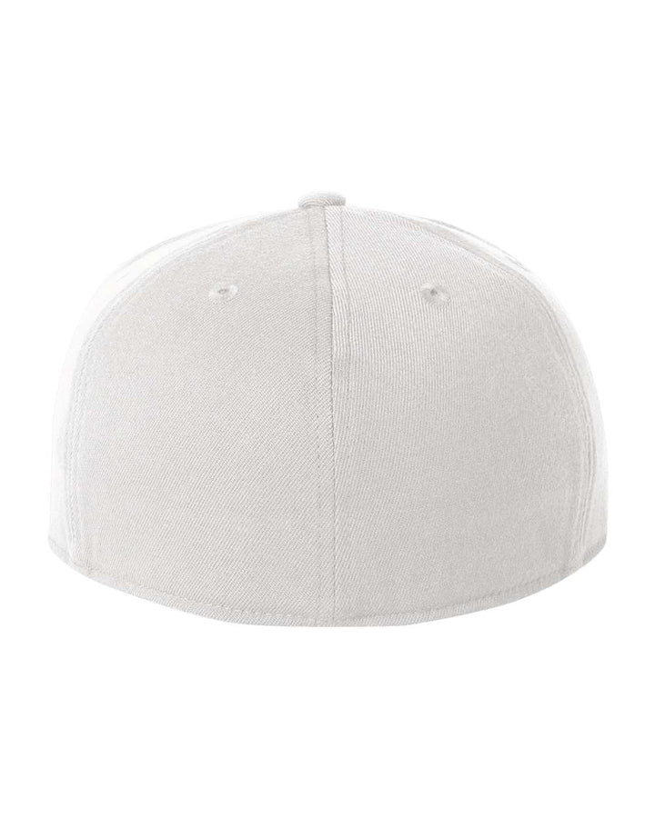 Rear View of White 210® Flat Bill Cap - 6210FF