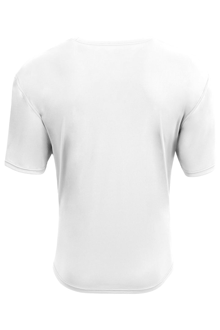 Rear View of White A4 AirFlex Short Sleeve Tee A4N3531
