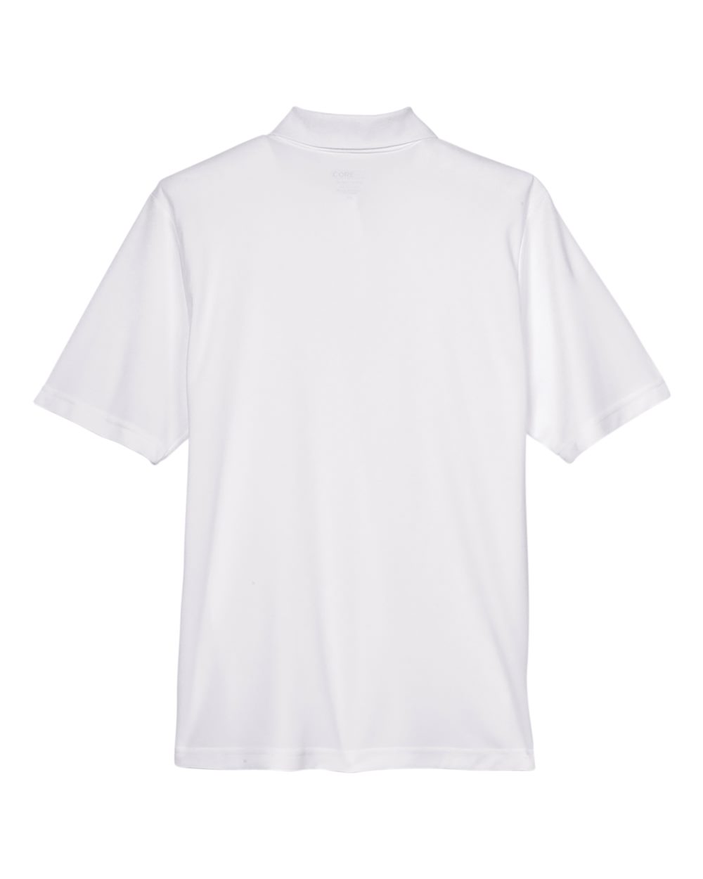 Rear View of White Men's Tall Origin Performance Piqué Polo - 88181T