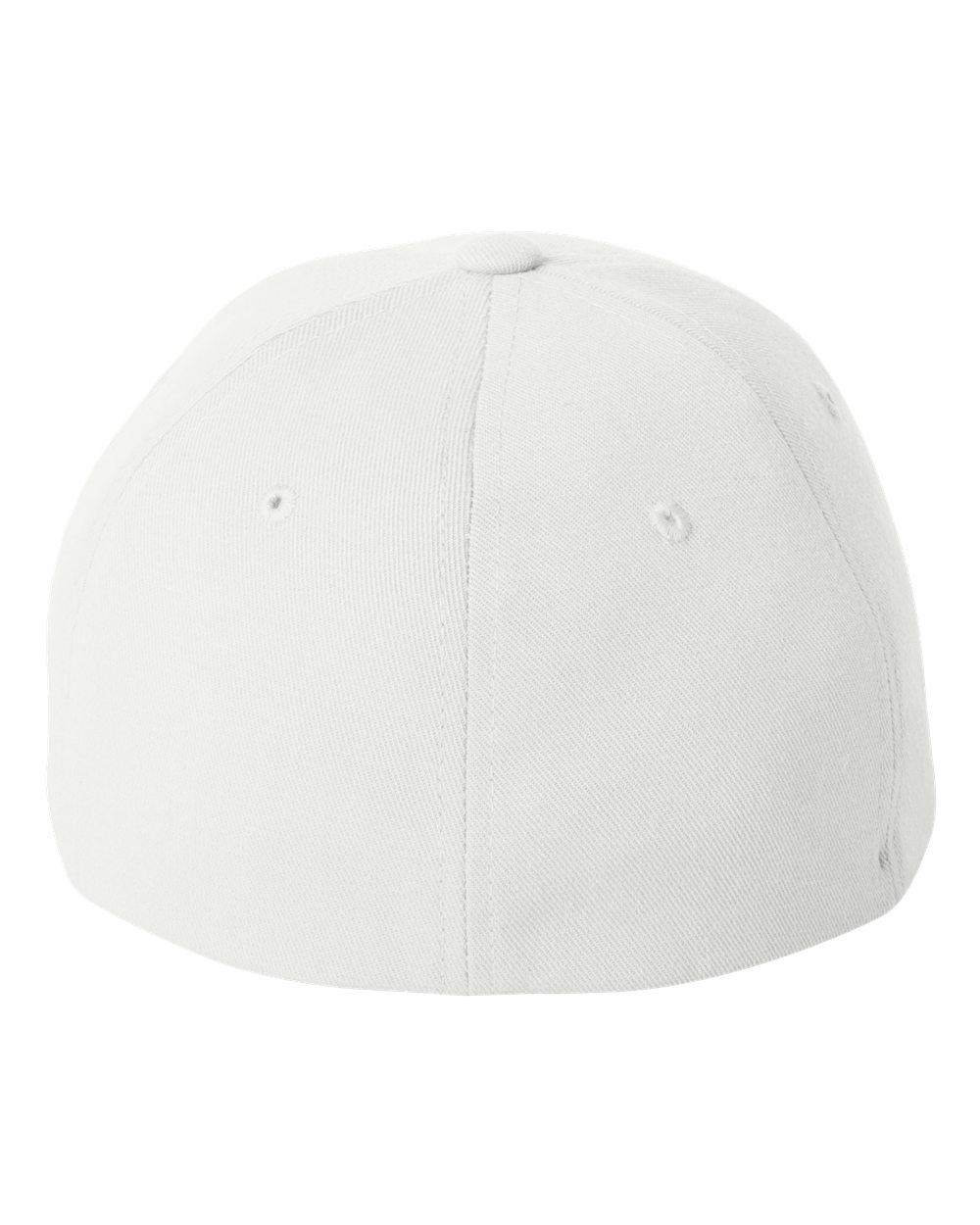 Rear View of White Pro-Formance® Cap - 6580