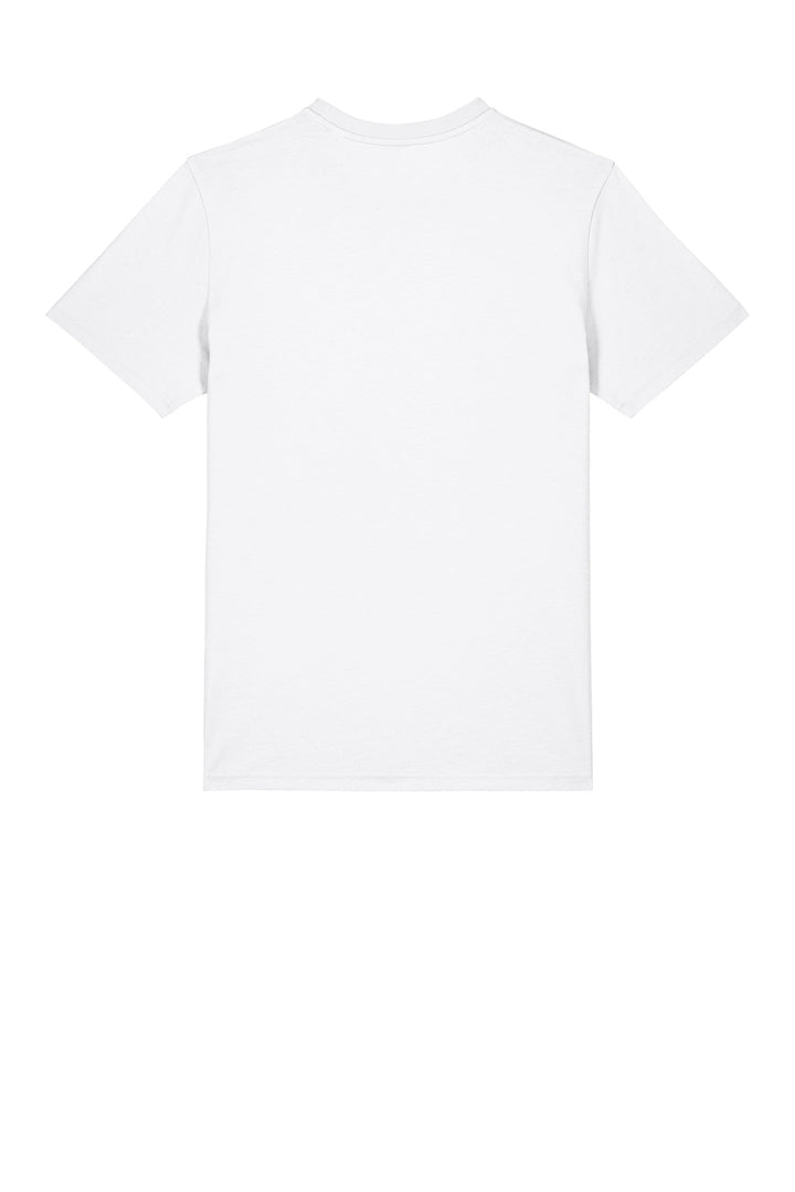 Rear View of White Stanley/Stella Unisex Crafter Tee SXU007