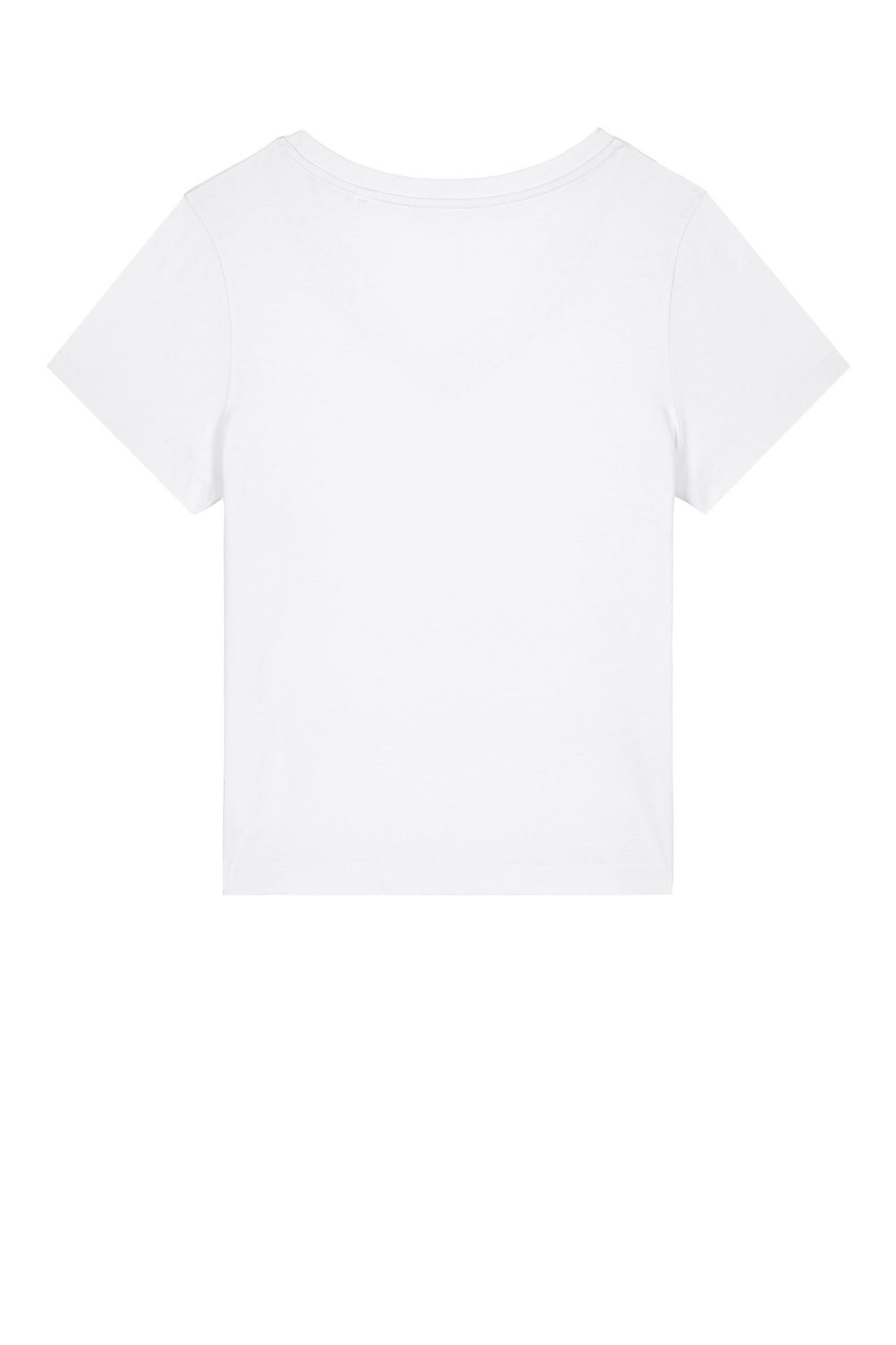 Rear View of White Stanley/Stella Women's Stella Isla V-Neck Tee SXW032