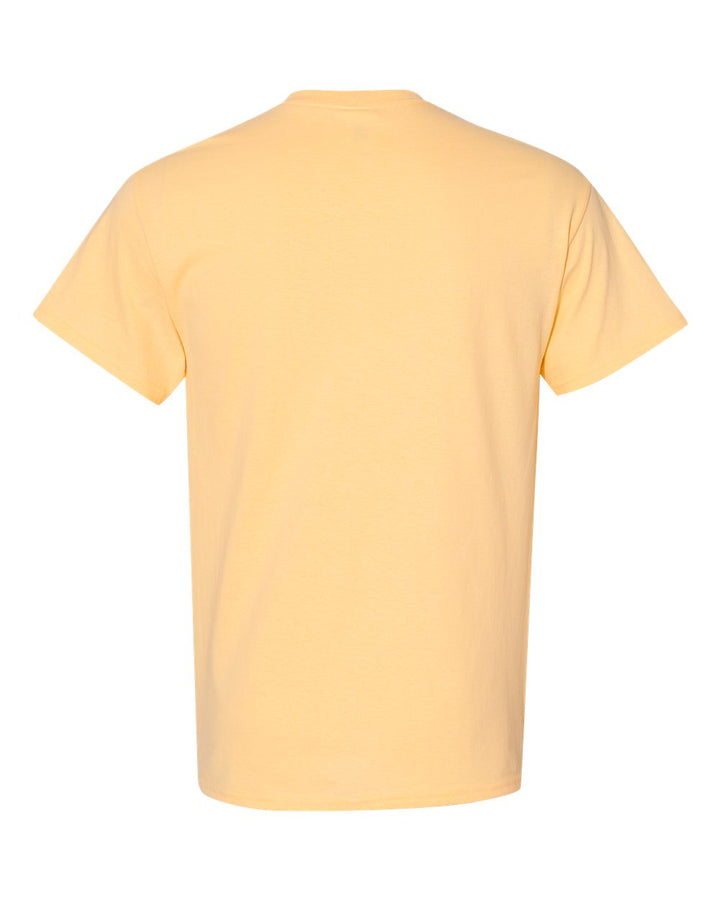 Rear View of Yellow Haze Heavy Cotton™ T-Shirt - 5000