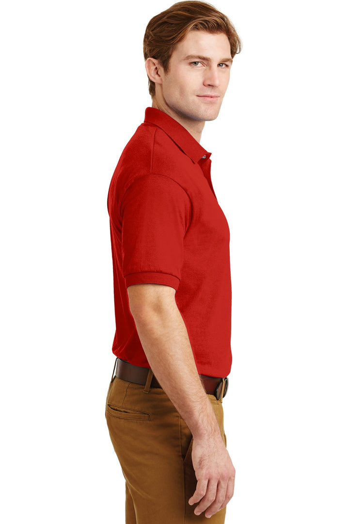 Red Gildan - DryBlend 6-Ounce Jersey Knit Sport Shirt. 8800