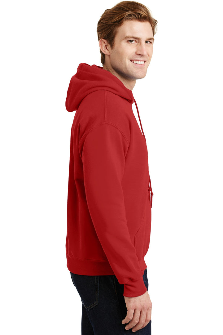 Red Gildan - Heavy Blend Hooded Sweatshirt. 18500