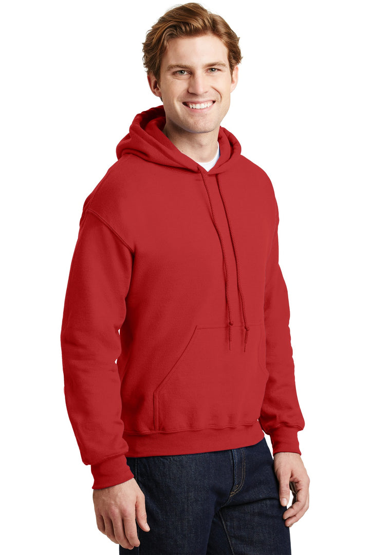 Red Gildan - Heavy Blend Hooded Sweatshirt. 18500