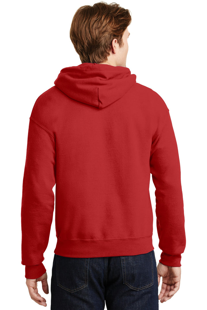 Red Gildan - Heavy Blend Hooded Sweatshirt. 18500