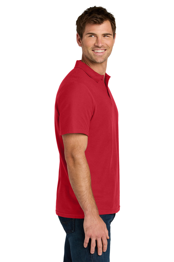 Red Gildan Softstyle Pique Polo 64800