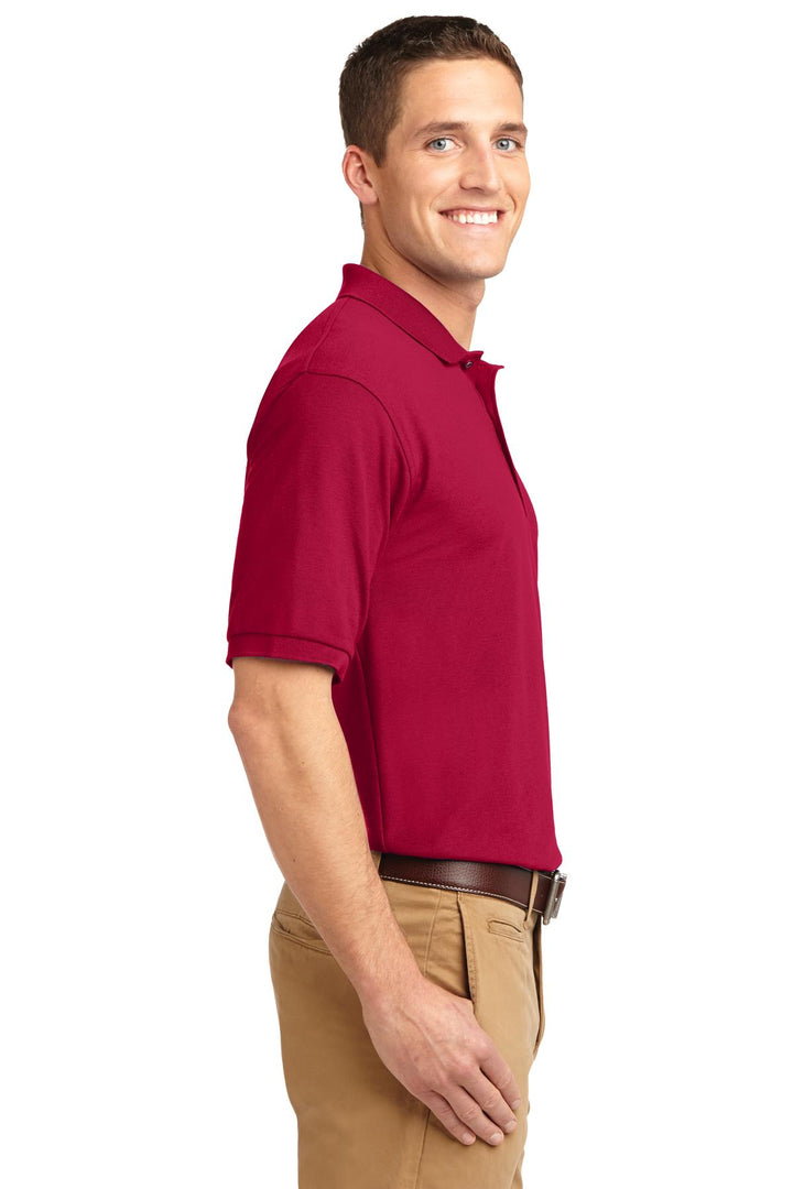 Red Port Authority Silk Touch Polo K500
