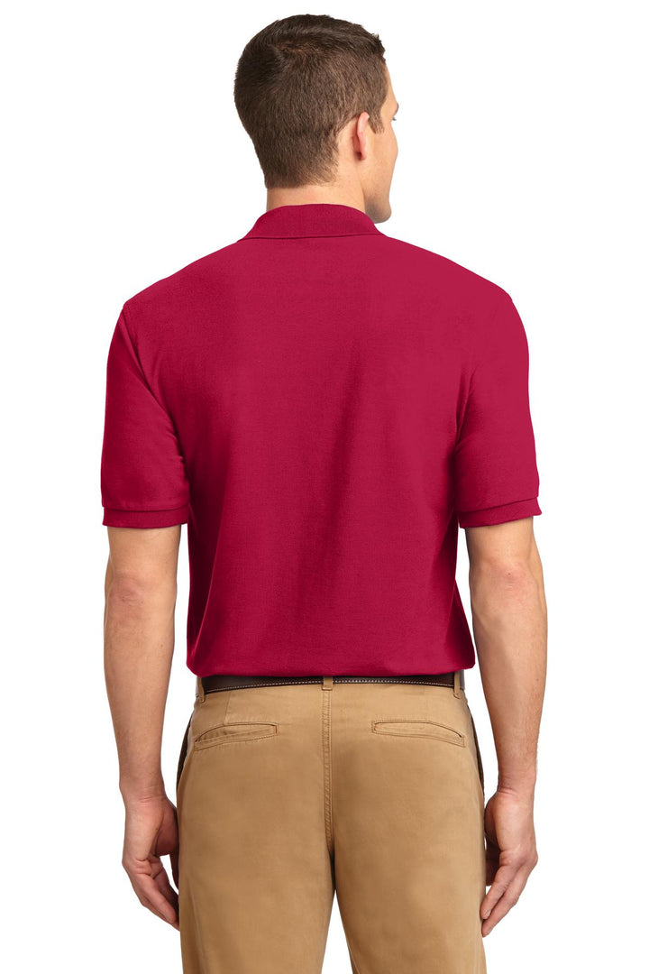 Red Port Authority Silk Touch Polo K500