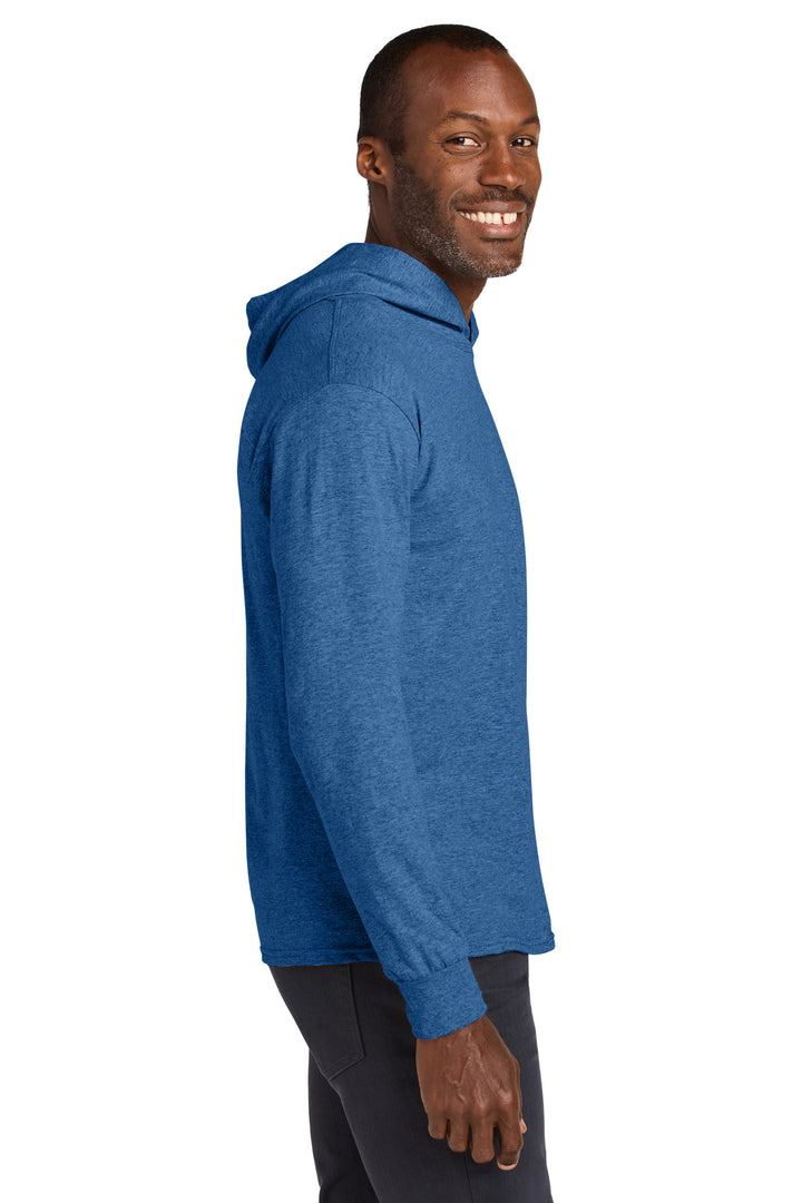 RetHtRoyal Jerzees Classics Unisex Cotton Long Sleeve Hooded T-Shirt 363LH