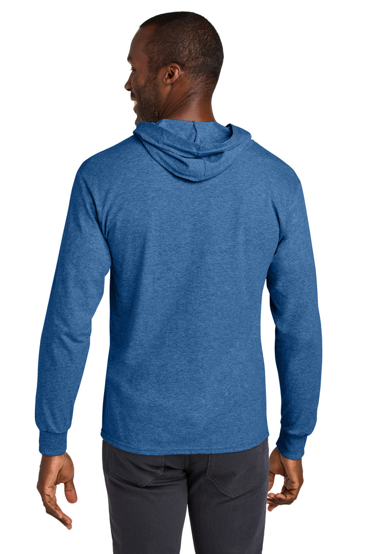 RetHtRoyal Jerzees Classics Unisex Cotton Long Sleeve Hooded T-Shirt 363LH
