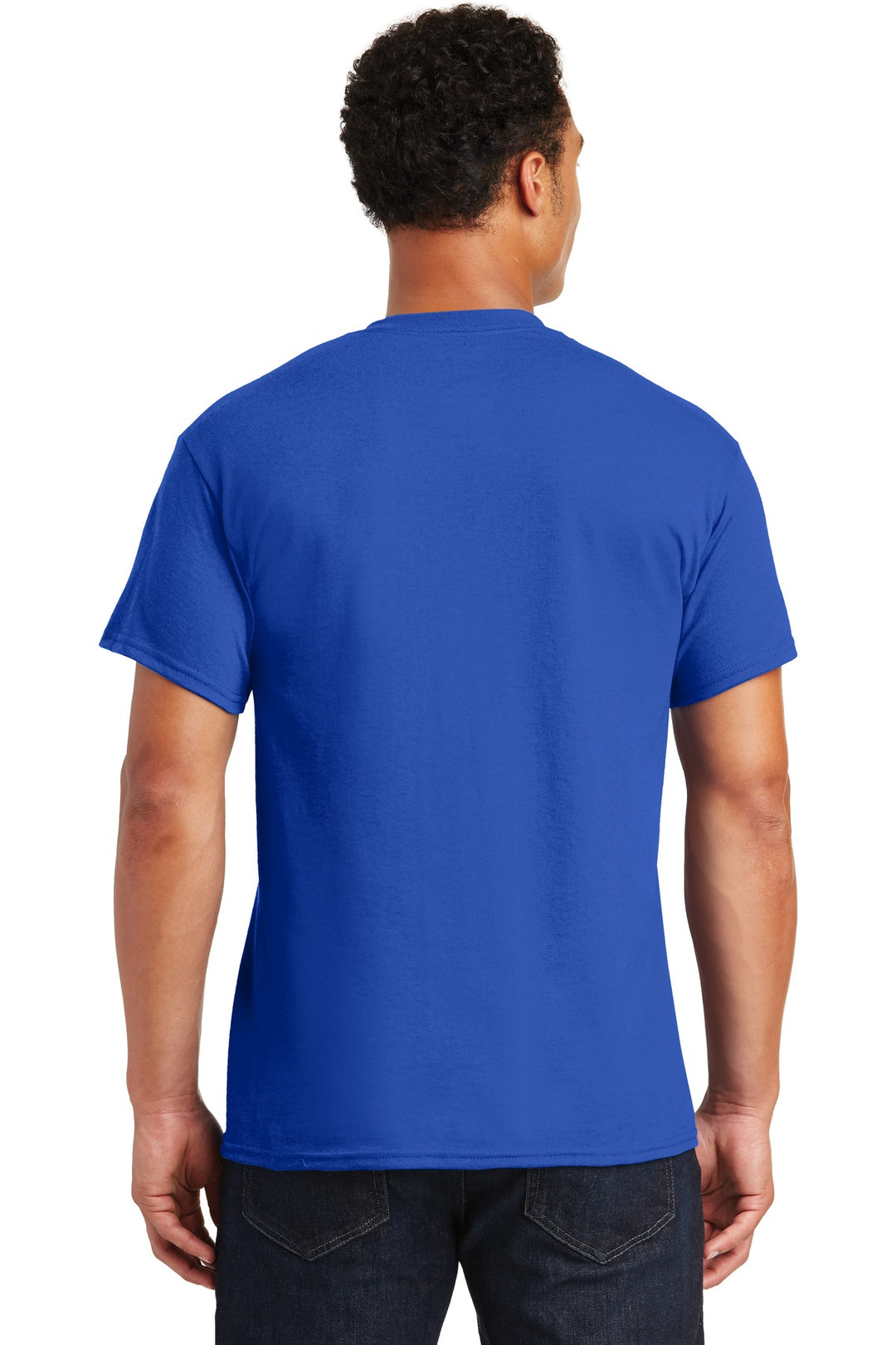 Royal Gildan DryBlend 50 Cotton/50 Poly T-Shirt. 8000