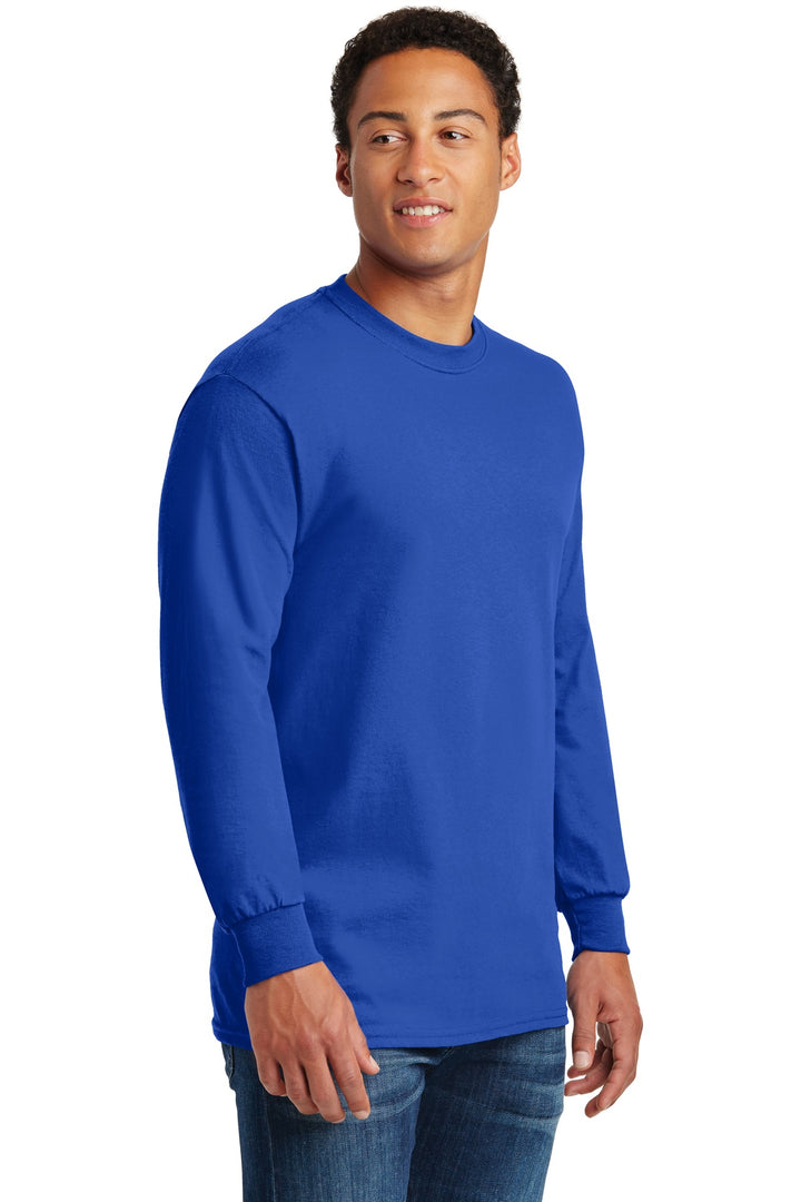 ROYAL Gildan - Heavy Cotton 100% Cotton Long Sleeve T-Shirt. 5400