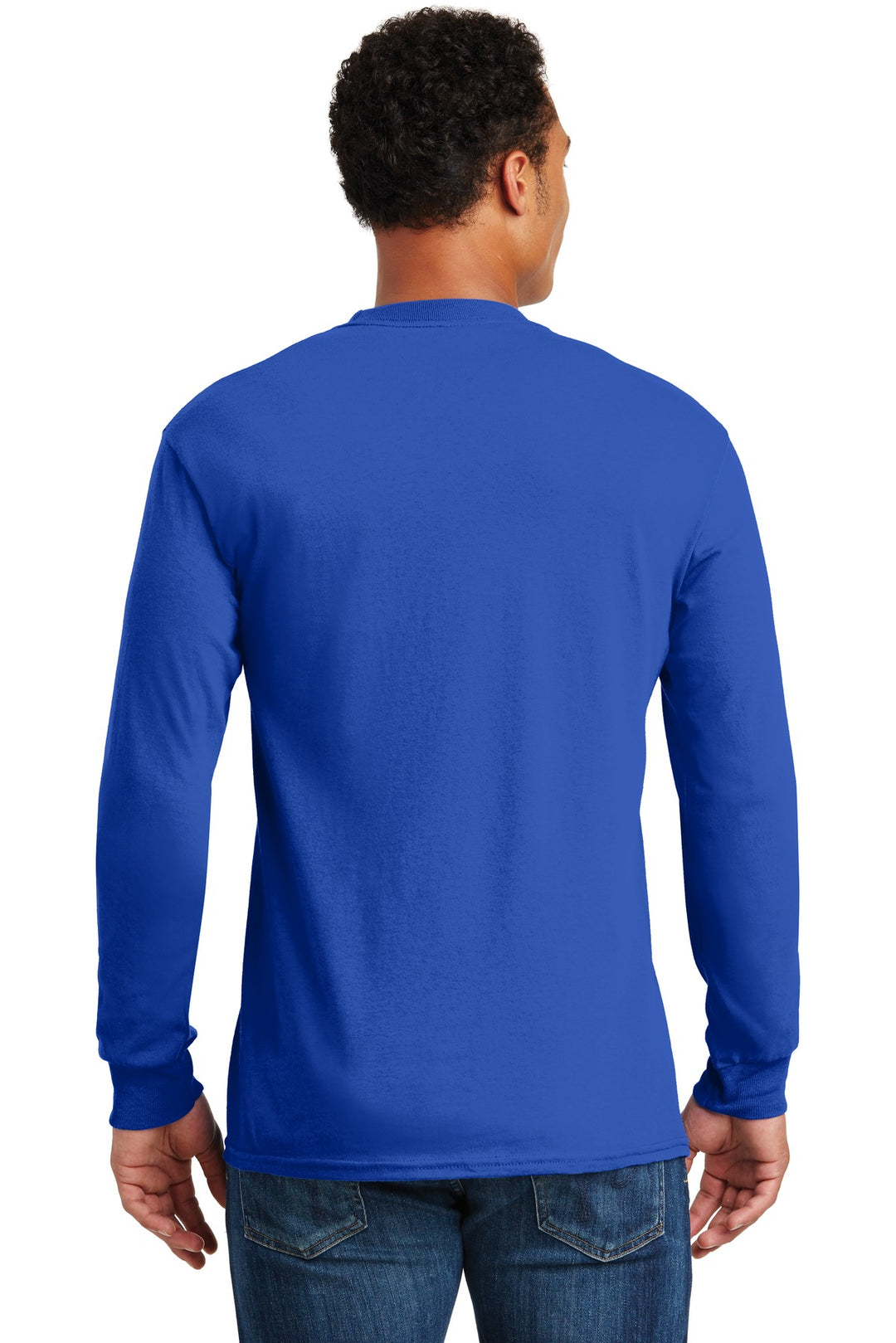 ROYAL Gildan - Heavy Cotton 100% Cotton Long Sleeve T-Shirt. 5400