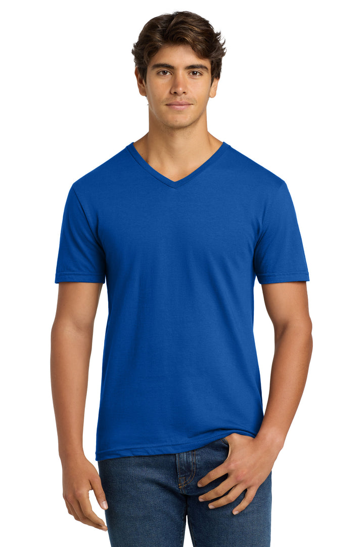 Royal Gildan Softstyle V-Neck T-Shirt. 64V00