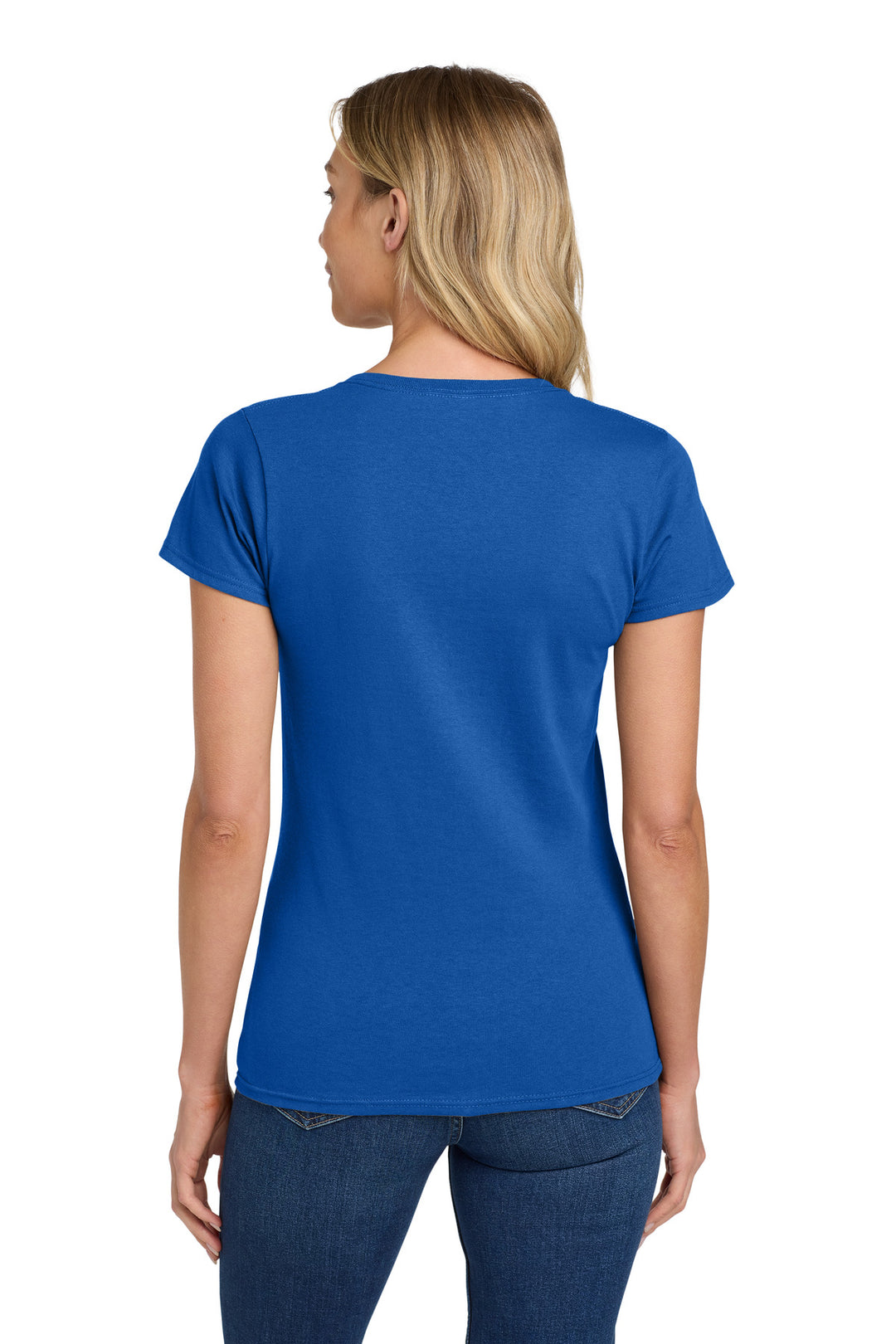 Royal Gildan Women's Heavy Cotton 100% Cotton T-Shirt. 5000L