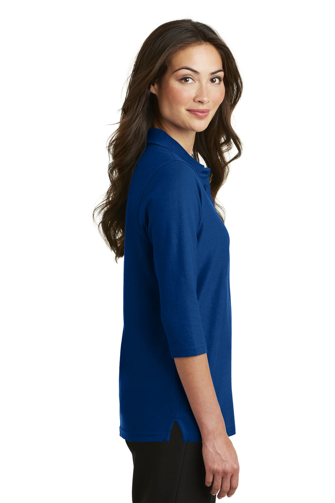 Royal Port Authority Women's Silk Touch 3/4-Sleeve Polo. L562