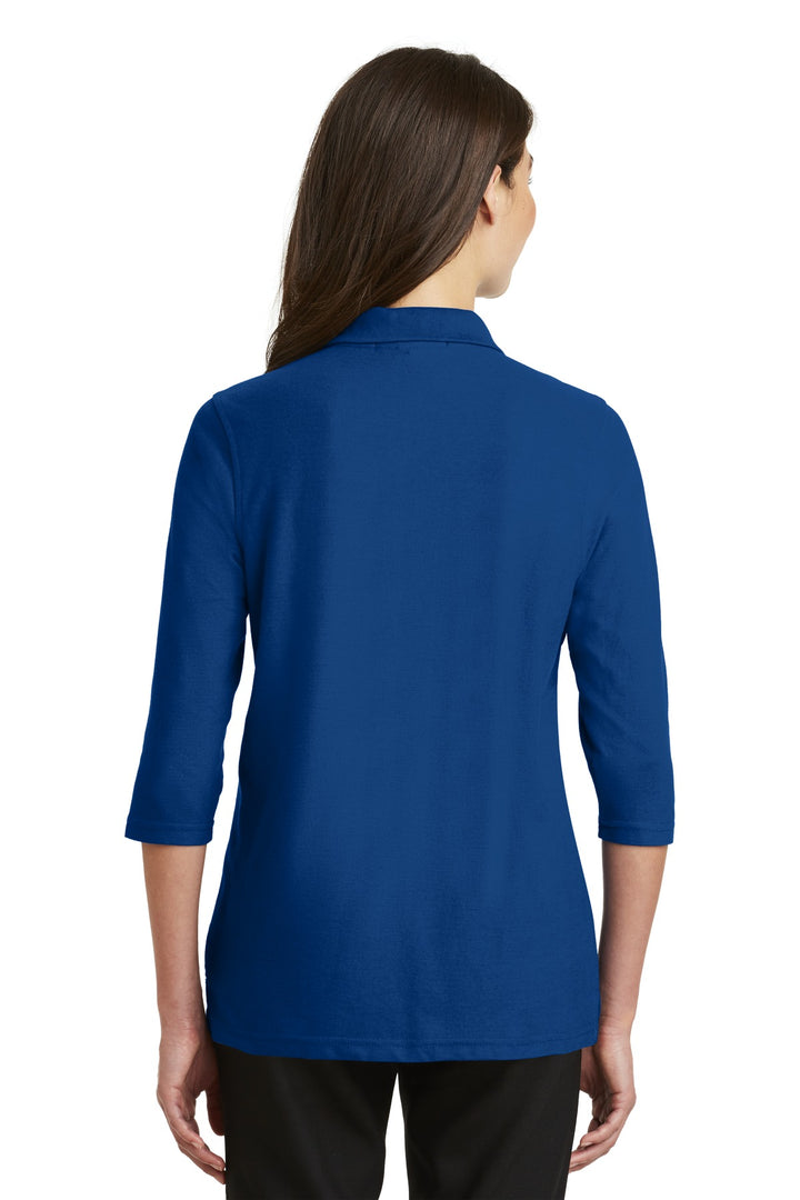 Royal Port Authority Women's Silk Touch 3/4-Sleeve Polo. L562
