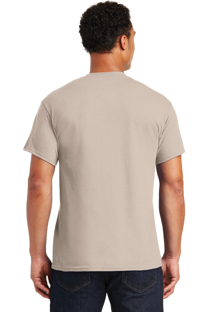 Sand Gildan DryBlend 50 Cotton/50 Poly T-Shirt. 8000