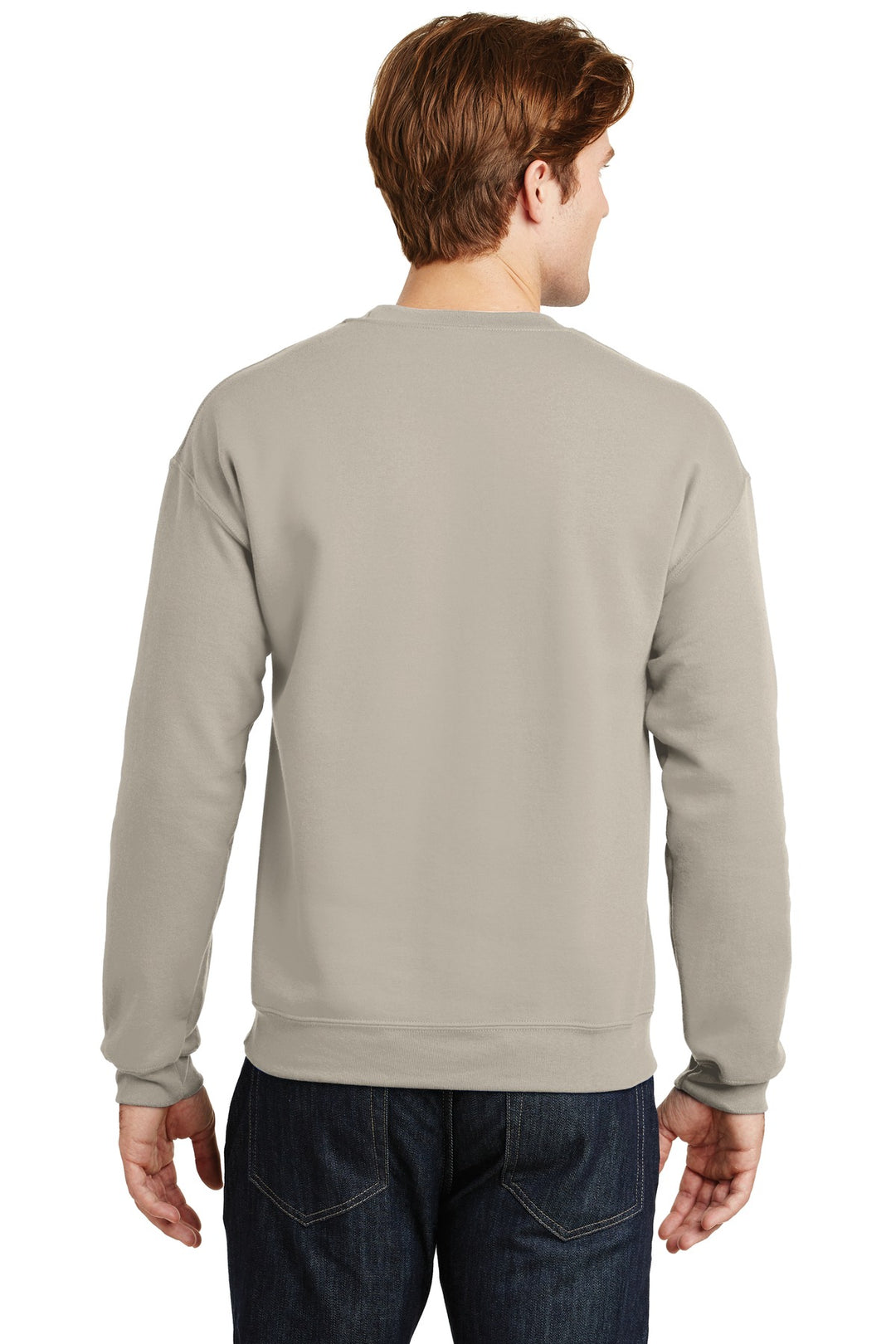 Sand Gildan Heavy Blend Crewneck Sweatshirt. 18000