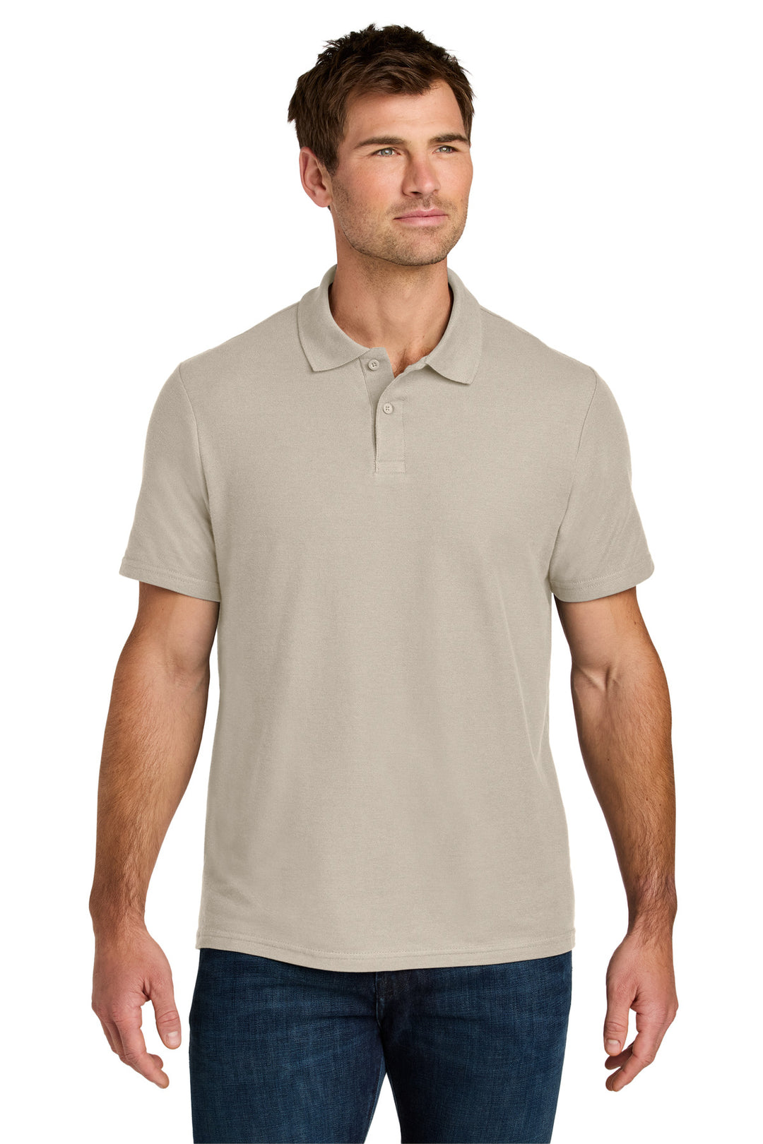 Sand Gildan Softstyle Pique Polo 64800