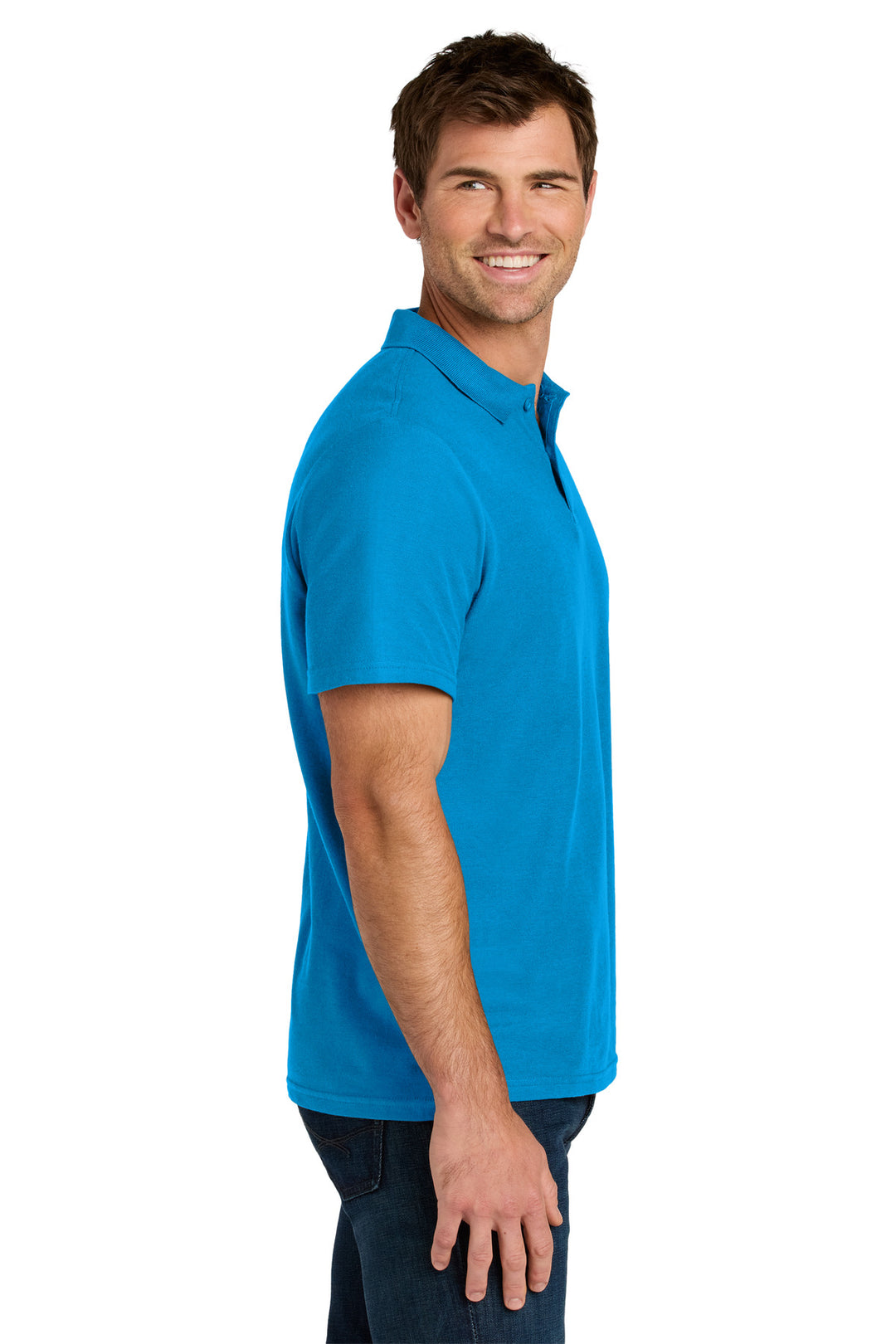 Sapphire Gildan Softstyle Pique Polo 64800