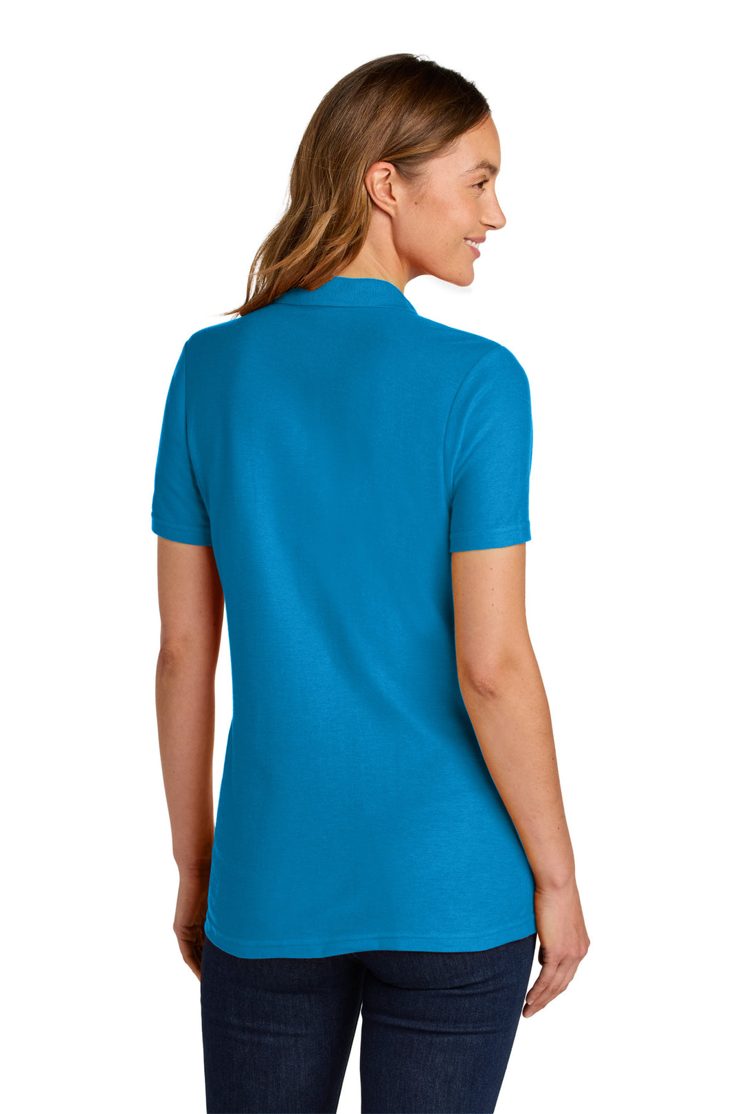 Sapphire Gildan Softstyle Women's Pique Polo 64800L