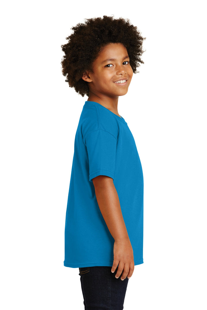 Sapphire Gildan - Youth Heavy Cotton 100% Cotton T-Shirt. 5000B