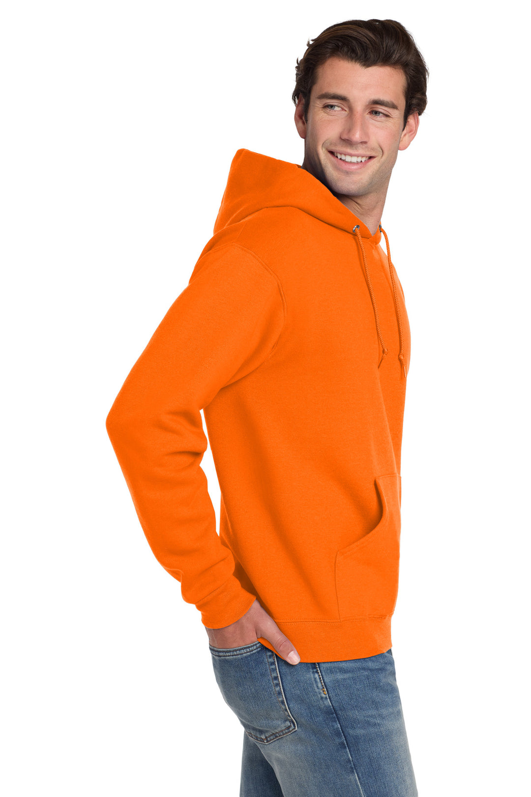 SftyOrg Jerzees Super Sweats NuBlend - Pullover Hooded Sweatshirt. 4997M