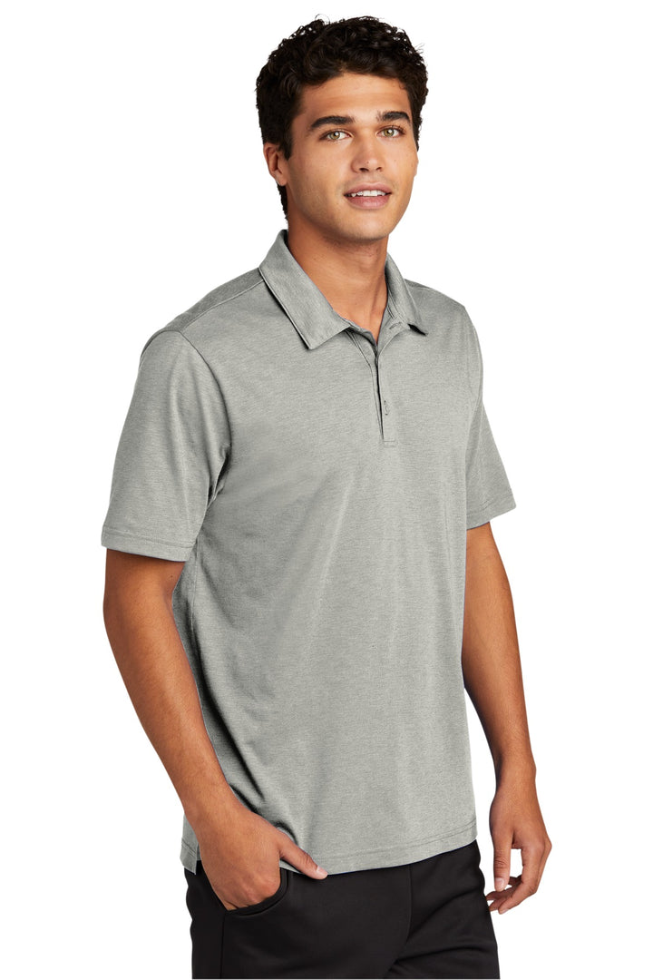 Silver Sport-Tek PosiCharge Strive Polo ST530