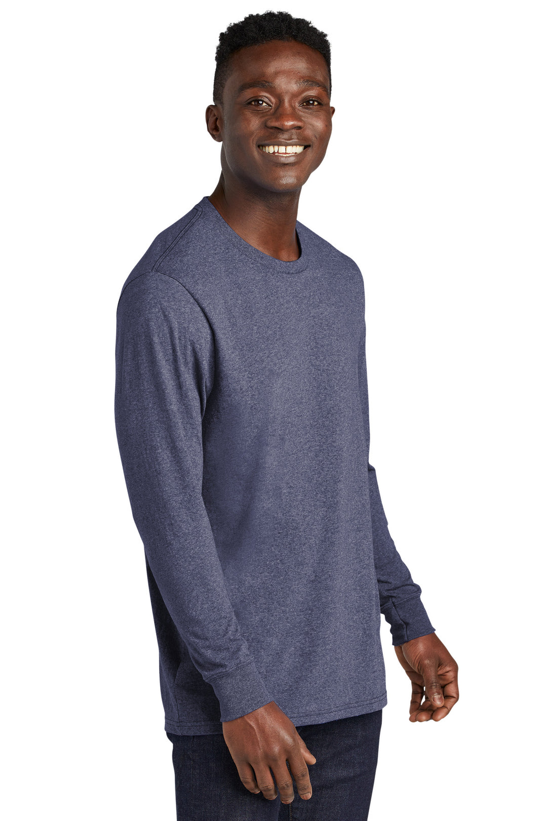 SlvgdNvyHt Allmade Unisex Long Sleeve Recycled Blend Tee AL6204