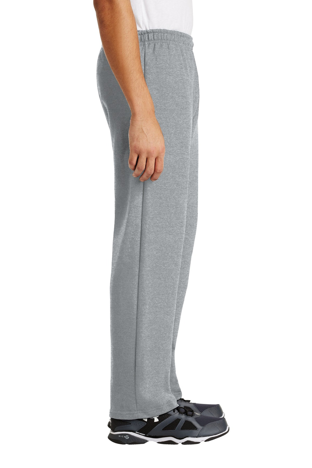 Sport Grey Gildan Heavy Blend Open Bottom Sweatpant. 18400